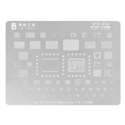 LB Integrated Stencil for Solder Paste Application iPhone 12 Series