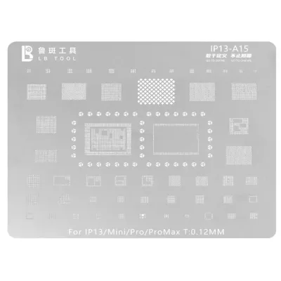 LB Integrated Stencil for Solder Paste Application iPhone 13 Series