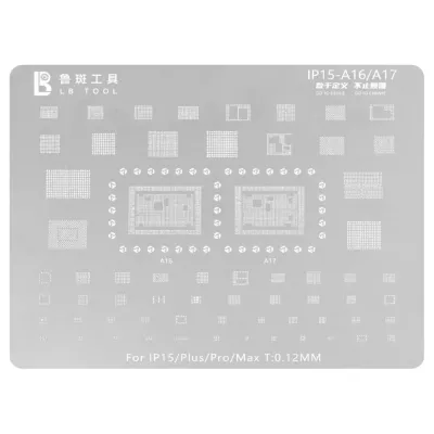 LB Integrated Stencil for Solder Paste Application iPhone 15 Series