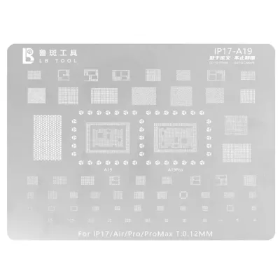 LB Integrated Stencil for Solder Paste Application iPhone 17 Series