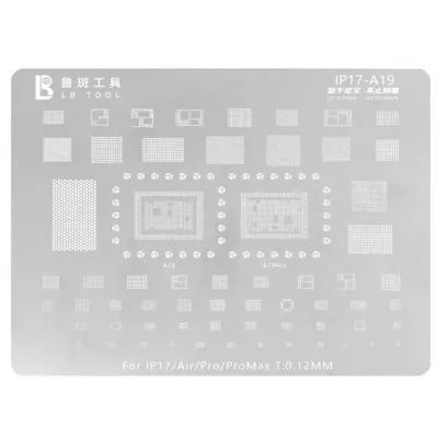 LB Integrated Stencil for Solder Paste Application iPhone 17 Series