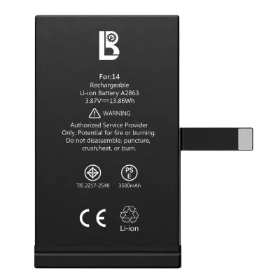 LB Діагностований акумулятор підвищеної ємності -3590 mAh iPhone 14