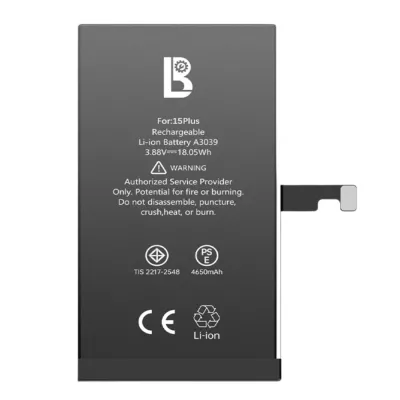 LB Діагностований акумулятор підвищеної ємності -4730 mAh iPhone 15Plus