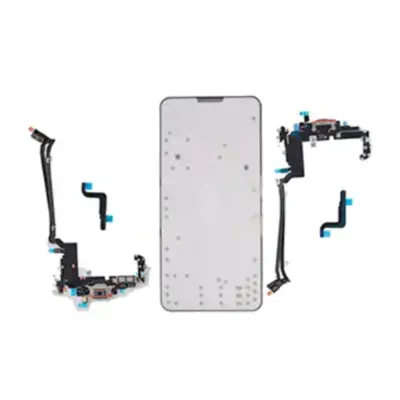 USB-C Charging Port Flex Cable (pSIM) For iPhone 17 Pro Max (Genuine OEM) (UK/EU Version) (Cosmic Orange)