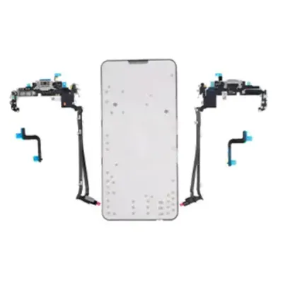 USB-C Charging Port Flex Cable (eSIM / mmWave) For iPhone 17 Pro Max (Genuine OEM) (US Version) (Silver)