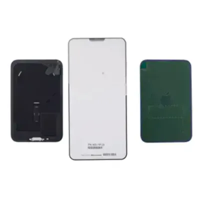 Заднє скло з магнітом MagSafe, NFC та шлейфом спалаху для iPhone 17 Pro Max (Genuine OEM) (Deep Blue)