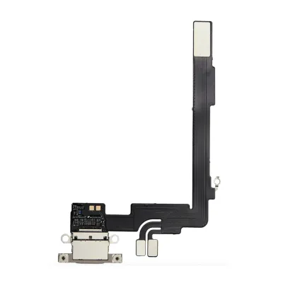 Charging Port Flex Cable With Board For iPhone 16 Pro Max (Genuine OEM) (Natural Titanium)