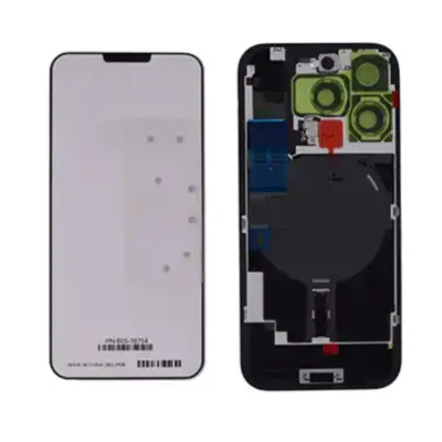Back Glass w/ MagSafe Magnet & NFC & Flashlight Flex For IPhone 16 Pro Max (Genuine OEM) (White Titanium)