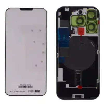 Back Glass w/ MagSafe Magnet & NFC & Flashlight Flex For IPhone 16 Pro Max (Genuine OEM) (Desert Titanium)
