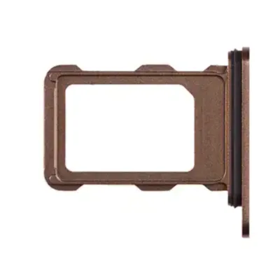 Single SIM Card Tray For iPhone 16 Pro / 16 Pro Max (Genuine OEM) (Desert Titanium)