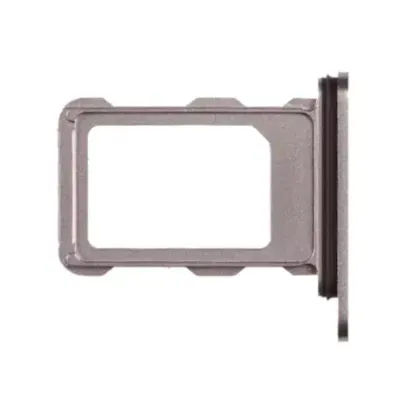 Single SIM Card Tray For iPhone 16 Pro / 16 Pro Max (Genuine OEM) (White Titanium)