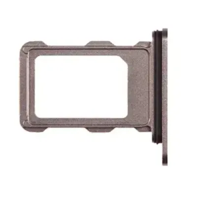 Single SIM Card Tray For iPhone 16 Pro / 16 Pro Max (Genuine OEM) (Natural Titanium)