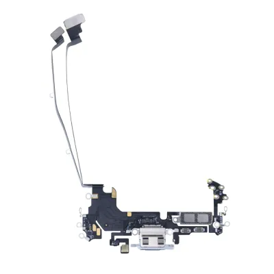 USB-C Charging Port Flex Cable (eSIM) For iPhone 17 Pro (Genuine OEM) (Canadian Version) (Silver)