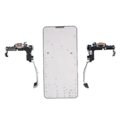 USB-C Charging Port Flex Cable (eSIM) For iPhone 17 Pro (Genuine OEM) (Canadian Version) (Cosmic Orange)