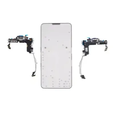 USB-C Charging Port Flex Cable (pSIM) For iPhone 17 Pro (Genuine OEM) (UK/EU Version) (Deep Blue)