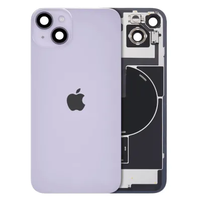 Back Glass w/ MagSafe Magnet & NFC & Flashlight Flex For iPhone 14 Plus (Genuine OEM) (Purple)