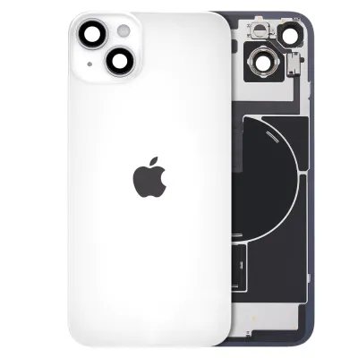 Back Glass w/ MagSafe Magnet & NFC & Flashlight Flex For iPhone 14 Plus (Genuine OEM) (Starlight)
