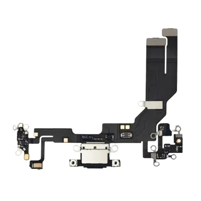 Charging Port Flex Cable With Board For iPhone 16e (Genuine OEM) (Black)