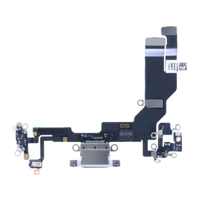 Charging Port Flex Cable Compatible For iPhone 17e (Genuine OEM) (White)