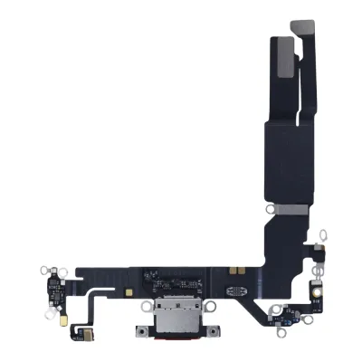 Charging Port Assembly For iPhone 16 (mmWave) (Genuine OEM) (Black)