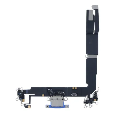 Charging Port Flex Cable With Board For iPhone 16 Plus (Genuine OEM) (Ultramarine)