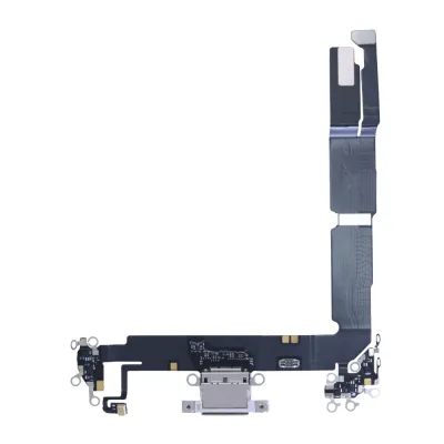 Charging Port Flex Cable With Board For iPhone 16 Plus (Genuine OEM) (White)
