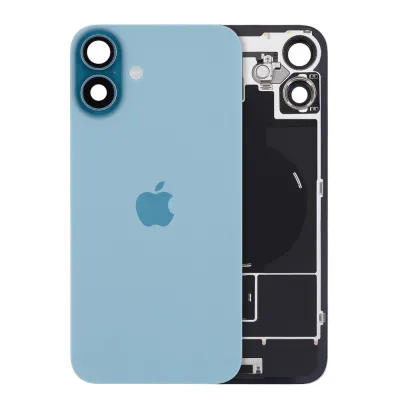 Back Glass w/ MagSafe Magnet & NFC & Flashlight Flex For iPhone 16 Plus (Genuine OEM) (US Version) (Teal)