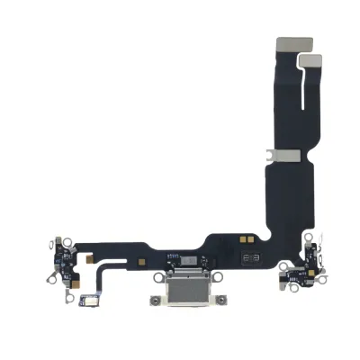 Charging Port Flex Cable With Board For iPhone 15 Plus (Genuine OEM) (Yellow)