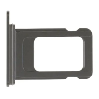 Single SIM Card Tray For iPhone 12 (Genuine OEM) (Black)
