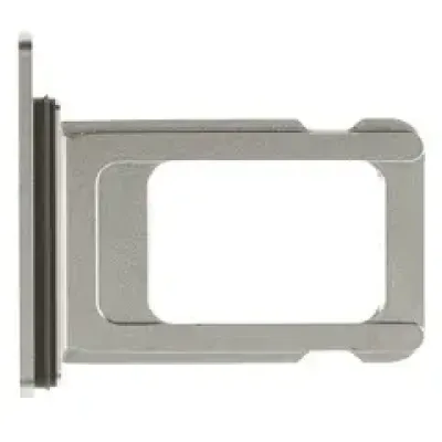 Single SIM Tray For iPhone 12 Pro / 12 Pro Max (Genuine OEM) (Silver)