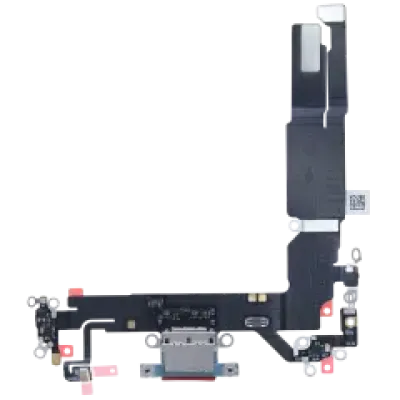 Charging Port Flex Cable With Board For iPhone 16 (EU / UK / CA) (Genuine OEM) (Teal)