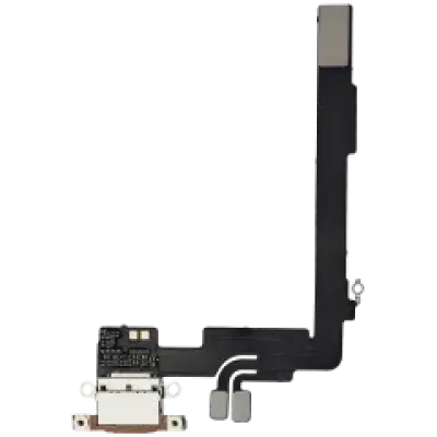Charging Port Flex Cable With Board For iPhone 16 Pro Max (Genuine OEM) (Desert Titanium)