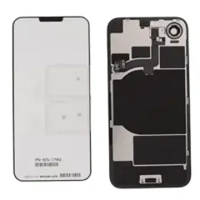 Заднє скло з магнітом MagSafe, NFC та шлейфом спалаху для iPhone 16e (Genuine OEM) (білий)