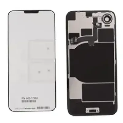 Back Glass w/ MagSafe Magnet & NFC & Flashlight Flex For iPhone 16e (Genuine OEM) (White)
