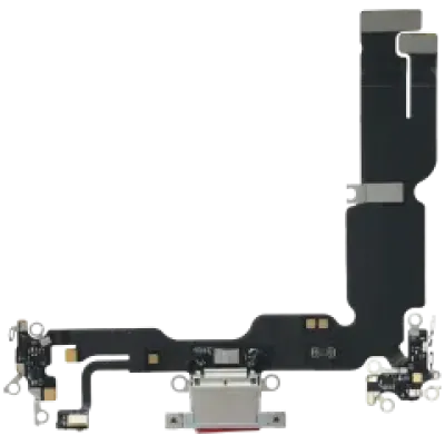 Charging Port Flex Cable With Board For iPhone 15 Plus (Genuine OEM) (Blue)