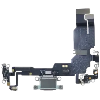 Charging Port Flex Cable With Board For iPhone 15 (Genuine OEM) (Green)