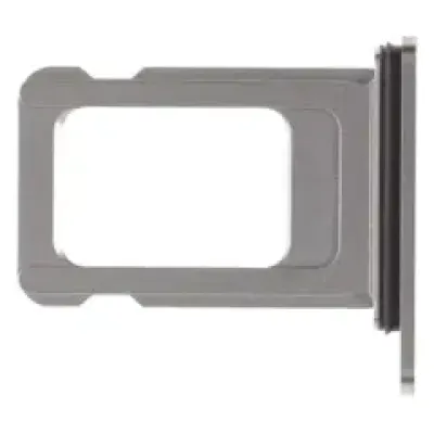 Single SIM Tray For iPhone 13 Pro / 13 Pro Max (Genuine OEM) (Silver)
