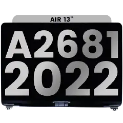 Complete LCD Display Assembly For MacBook Air 13" (A2681 / Mid 2022) (Genuine OEM) (Space Gray)