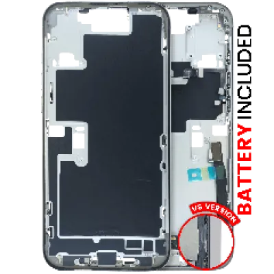 Back Housing W/ Battery For iPhone 16 Pro Max (US Version) (Genuine OEM) (Natural Titanium)