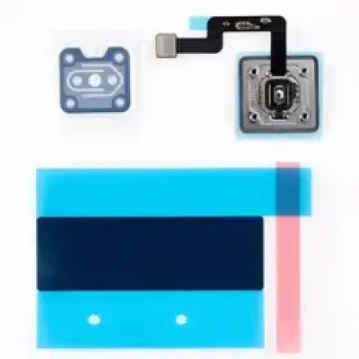Fingerprint Sensor (Touch ID Board with Bracket Kit) For MacBook Air 15" A3241 (2025) (Genuine OEM) (Starlight / Silver)