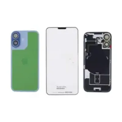 Заднє скло з магнітом MagSafe, NFC та шлейфом спалаху для iPhone 17 (Genuine OEM) (Mist Blue)