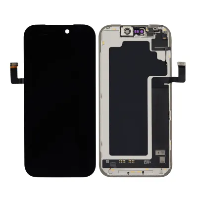 Display Assembly for iPhone 17 Pro OLED (Assembled: Soft) (120HZ) Diagnostic With Light Sensor Flex Cable