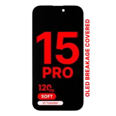 Дисплейний модуль iPhone 15 Pro (Aftermarket Pro: XO7 Soft) (120HZ) Move IC
