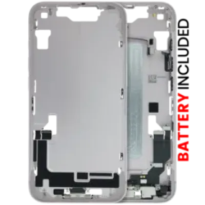 Back Housing with Battery Compatible For iPhone 17e (Genuine OEM) (Pink)