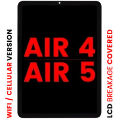 Дисплейний модуль з тачскрином для iPad Air 4 (2020) / iPad Air 5 (2022) (WiFi & Cellular) (Aftermarket Pro: XO7) (чорний)