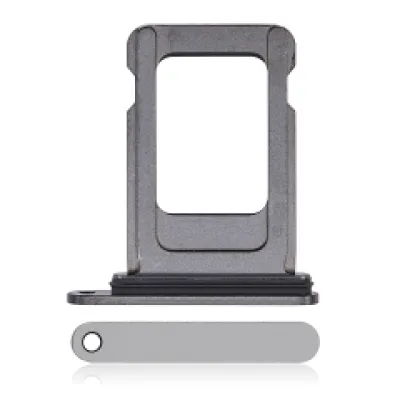 Лоток SIM для iPhone 14 Pro / 14 Pro Max (Service Pack) (чорний)
