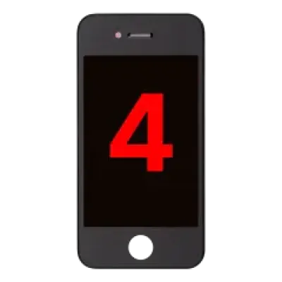 Дисплейний модуль для iPhone 4 (CDMA) (Aftermarket Plus) (чорний)