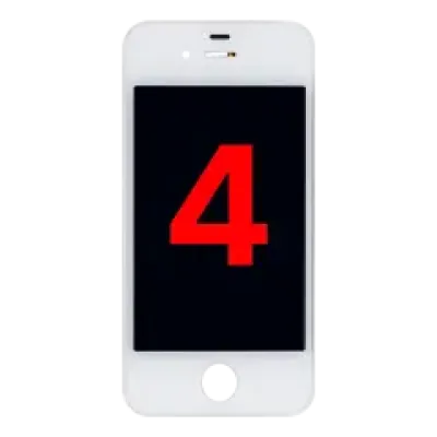 Дисплейний модуль для iPhone 4 (CDMA) (Aftermarket Plus) (білий)