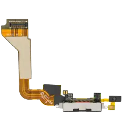 Шлейф зарядки для iPhone 4 (GSM) (чорний)