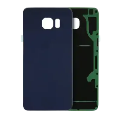 Задня кришка зі скла для Samsung Galaxy S6 Edge Plus (No Logo) (Aftermarket Plus) (Black Sapphire)